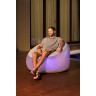 Надувное кресло 97х102x71см BESTWAY INFLATE-A-CHAIR с Led подсветкой на батарейках (3хААА)