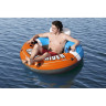 Надувной круг-кресло BESTWAY RAPID RIDER 135см с ручками и подстакаником, до 90кг