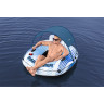 Надувной круг-кресло BESTWAY RAPID RIDER 43725 137x137см с ручками и подстаканником, навес, до 100 кг