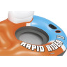 Надувной круг-кресло BESTWAY RAPID RIDER II 251х132см для двоих, с ручками и подстакаником, до 180кг
