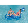 Надувной матрас-плот для плавания BESTWAY ПАВЛИН 198х164 см с ручками, до 90 кг, от 12 лет