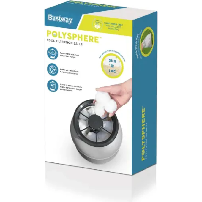 Наполнитель для песчаных фильтров BESTWAY POLYSPHERE 58945 BW