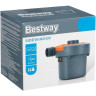 Насос электрический BESTWAY SIDEWINDER 4.8В на аккумуляторах, 565л/м, 3 насадки в комплекте