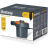 Насос электрический BESTWAY SIDEWINDER AC/DC 12В/220В с адаптером, 490л/м, 3 насадки в комплекте