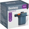 Насос электрический BESTWAY SIDEWINDER DC 12В от прикуривателя, 680л/м, 3 насадки в комплекте
