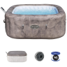 СПА-бассейн BESTWAY ROME AIRJET 6001K BW 130х130/180х180х71см 840 л