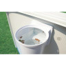 Стальной бассейн BESTWAY HYDRIUM 300х120см, 7630л + песочный ф/насос 3028 л/ч, лестница, тент, подстилка