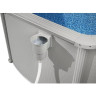 Стальной бассейн BESTWAY HYDRIUM 460х120см, 17430л + песочный ф/насос 5678 л/ч, лестница, тент, подстилка