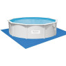 Стальной бассейн BESTWAY HYDRIUM 460х120см, 17430л + песочный ф/насос 5678 л/ч, лестница, тент, подстилка