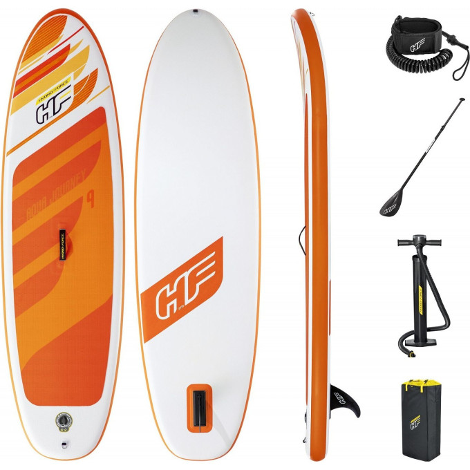 SUP-доска BESTWAY AQUA JOURNEY 274x76x12см, насос, весло, ремнабор, сумка, до 100кг