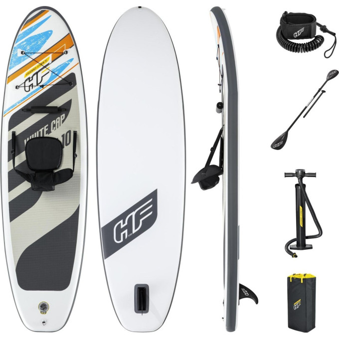 SUP-доска-каяк BESTWAY WHITE CAP 305х84х12см, до 120кг