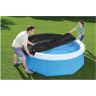 Тент для бассейна BESTWAY FAST SET POOLS с надувным бортом 244см (D240см)
