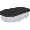 Тент для каркасного бассейна BESTWAY POWER STEEL OVAL POOLS 427х250х100 см