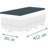 Тент для каркасного бассейна BESTWAY POWER STEEL POOLS 404x201x100, 412x201x122 см